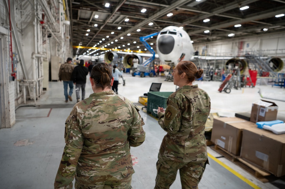 AFMC Command First Sergeant Visits Tinker