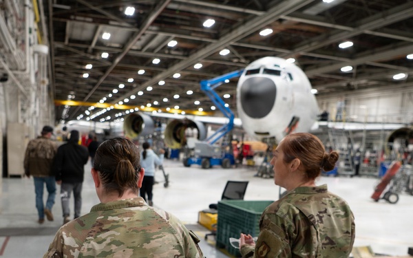 AFMC Command First Sergeant Visits Tinker