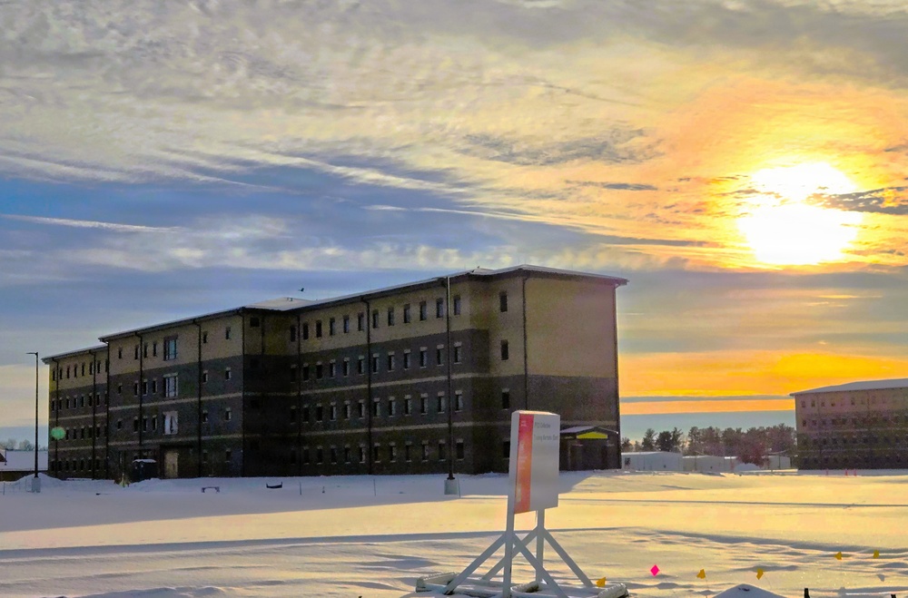 December 2025 construction operations for East Barracks Project at Fort McCoy