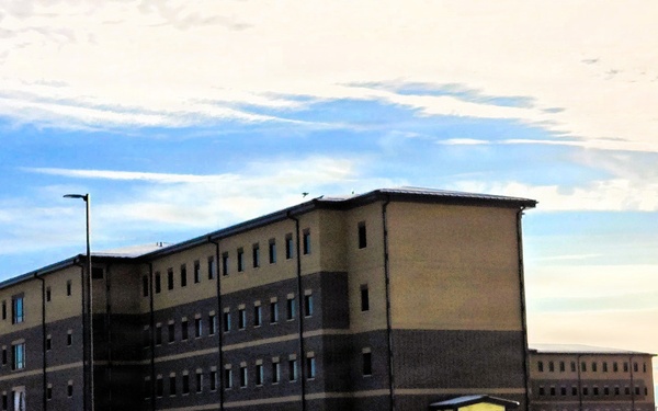 December 2025 construction operations for East Barracks Project at Fort McCoy