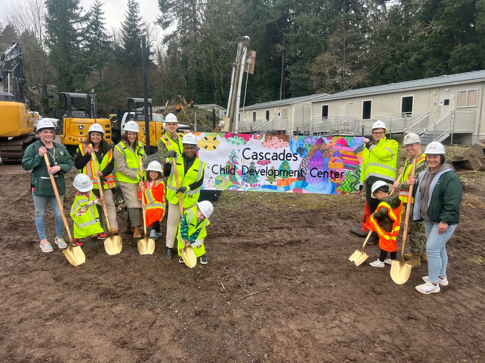 NAVAL BASE KITSAP HOLDS GROUNDBREAKING CEREMONY FOR NEW CASCADES CHILD DEVELOPMENT CENTER