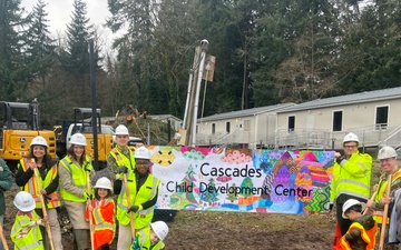 NAVAL BASE KITSAP HOLDS GROUNDBREAKING CEREMONY FOR NEW CASCADES CHILD DEVELOPMENT CENTER