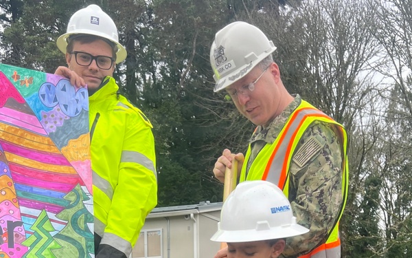 NAVAL BASE KITSAP HOLDS GROUNDBREAKING CEREMONY FOR NEW CASCADES CHILD DEVELOPMENT CENTER