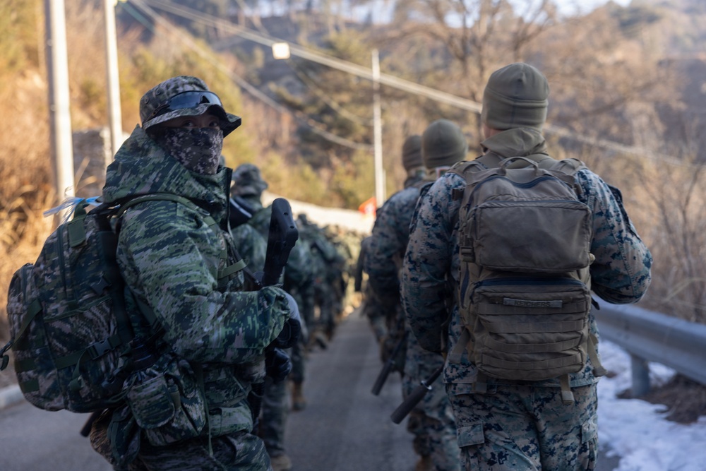 Korea Viper 26.1 | V16 Conducts 20k Hike up Elevation Alongside ROK Marines