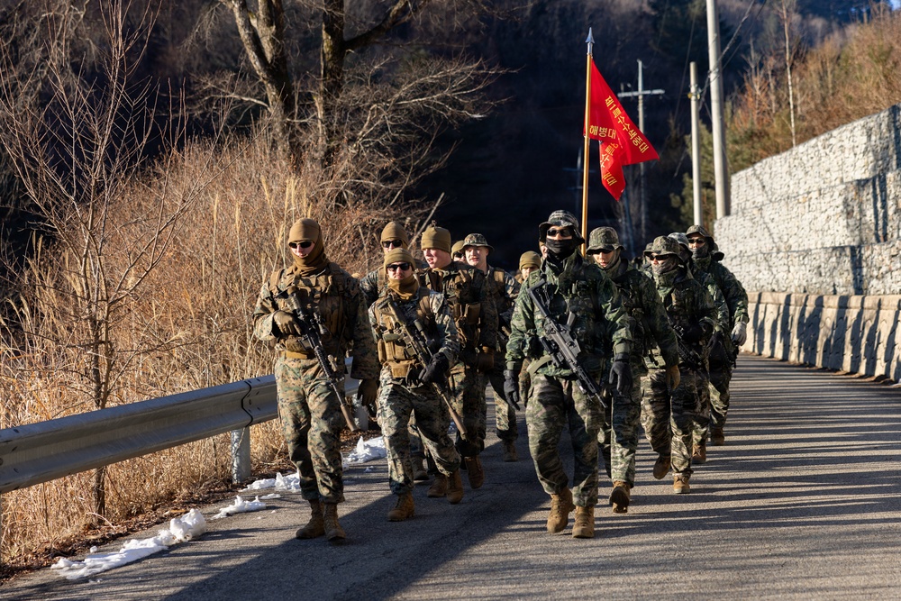 Korea Viper 26.1 | V16 Conducts 20k Hike up Elevation Alongside ROK Marines