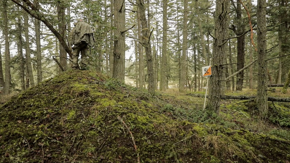 1st Special Forces Group (Airborne) Soldiers conduct land navigation training