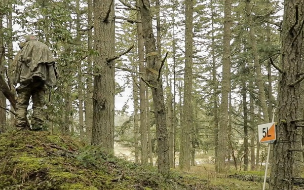 1st Special Forces Group (Airborne) Soldiers conduct land navigation training