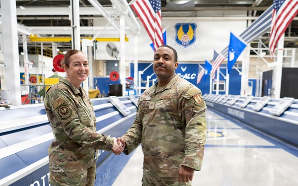 AFMC Command First Sergeant Visits Tinker