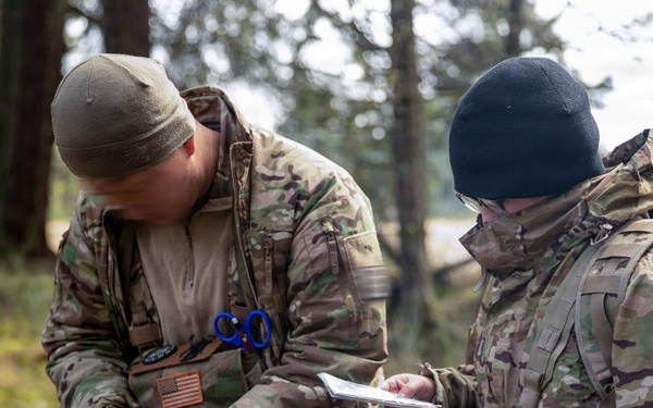1st Special Forces Group (Airborne) Soldiers conduct land navigation training