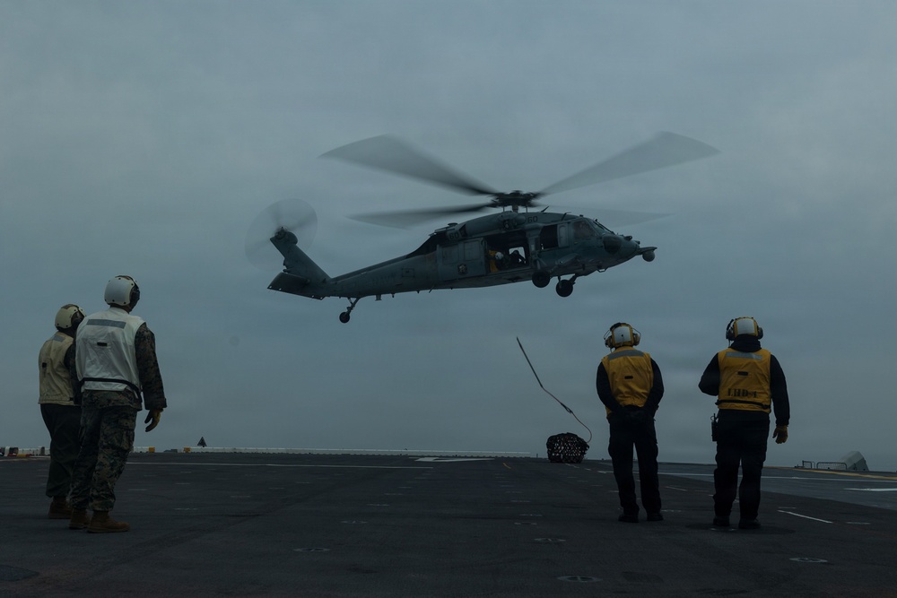 11th MEU Marines, Sailors Conduct Deck Landing Qualifications Aboard USS Boxer