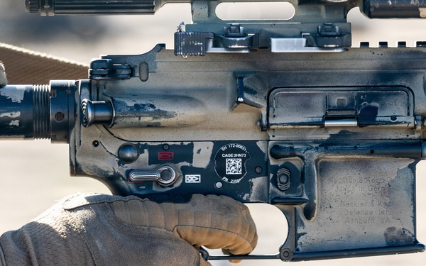 U.S. Marines with 3rd Bn., 7th Marines execute dry-fire event during SLTE