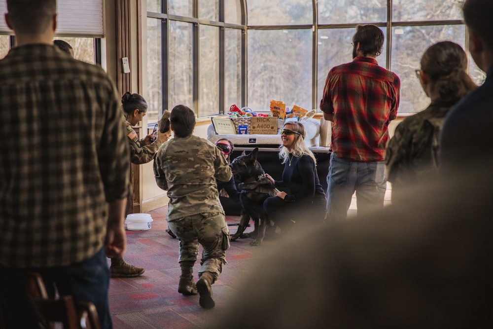 Military Working Dog Retires