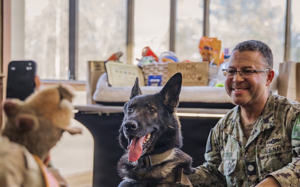 Military Working Dog Retires