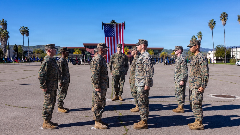 Combat Logistics Battalion 1 Change of Command Ceremony