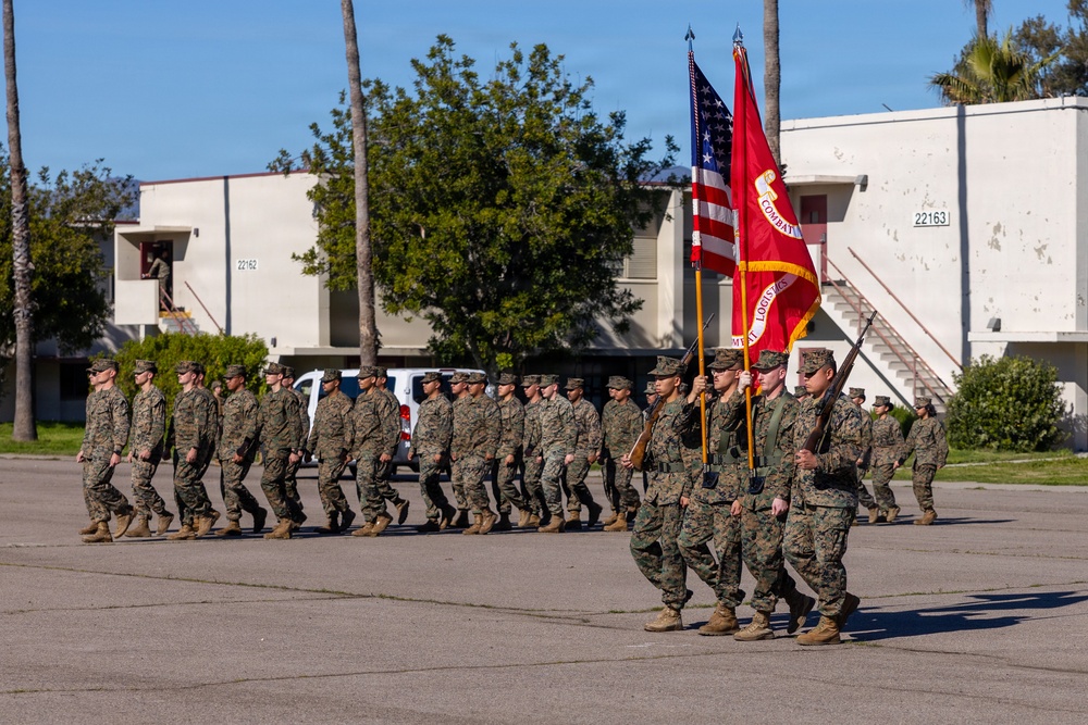 Combat Logistics Battalion 1 Change of Command Ceremony