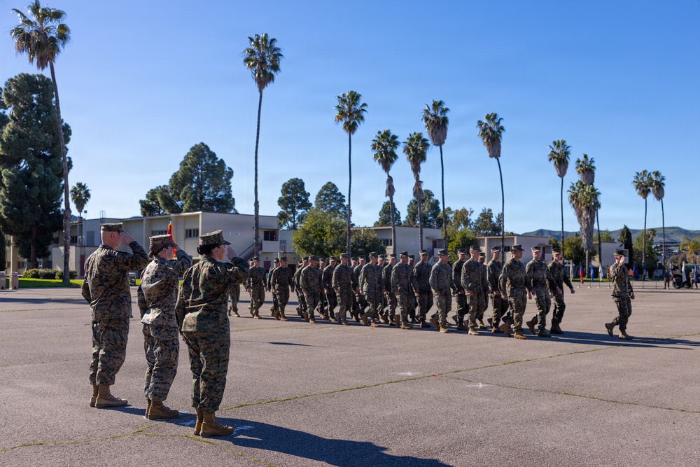 Combat Logistics Battalion 1 Change of Command Ceremony