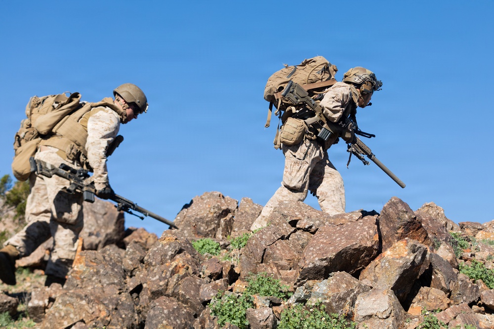 U.S. Marines with 3rd Bn., 7th Marines execute platoon attack during SLTE