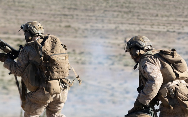 U.S. Marines with 3rd Bn., 7th Marines execute platoon attack during SLTE