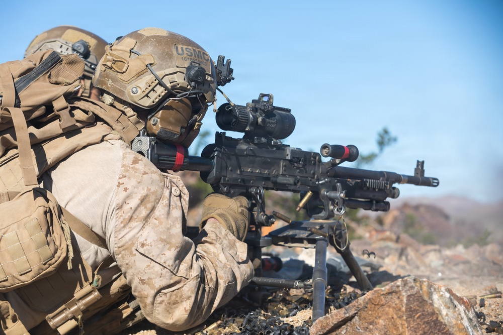 U.S. Marines with 3rd Bn., 7th Marines execute platoon attack during SLTE