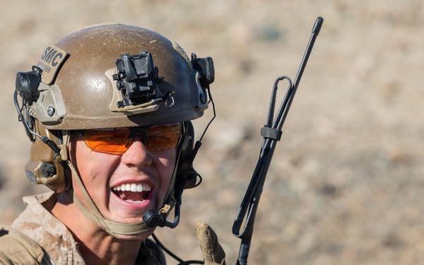 U.S. Marines with 3rd Bn., 7th Marines execute platoon attack during SLTE