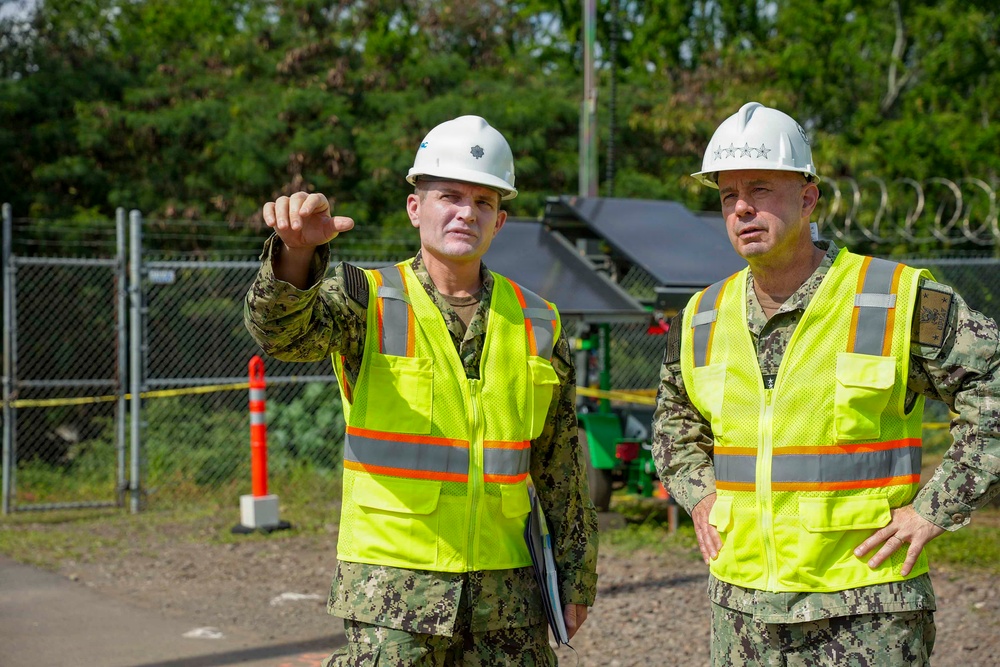NCTF-RH briefs VCNO on progress at Red Hill during site visit
