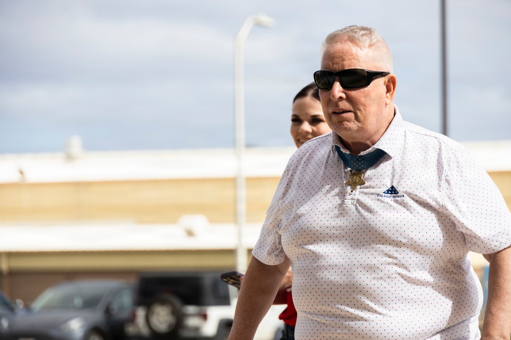 Medal of Honor Recipient Donald E. Ballard Visits Branch Health Clinic Kaneohe Bay, MCBH