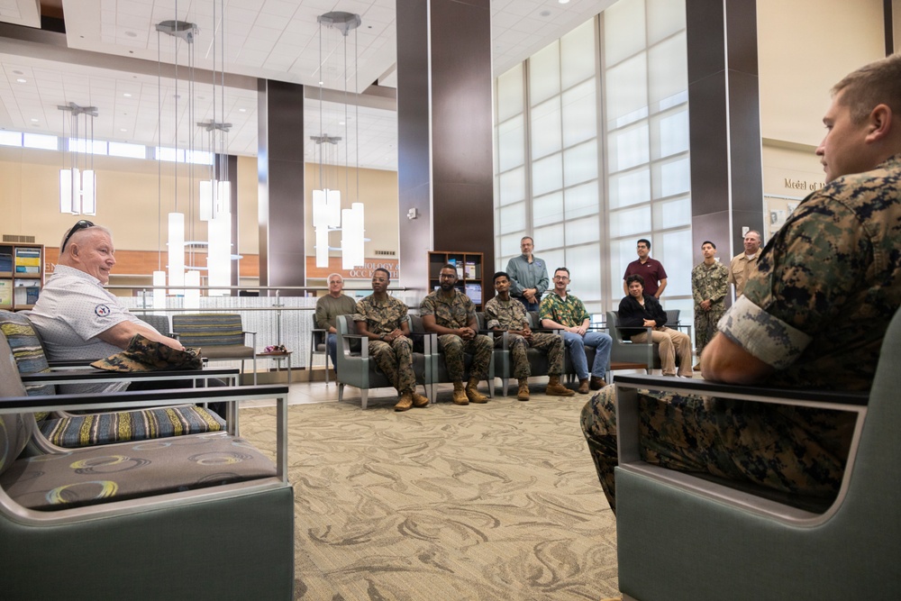 Medal of Honor Recipient Donald E. Ballard Visits Branch Health Clinic Kaneohe Bay, MCBH