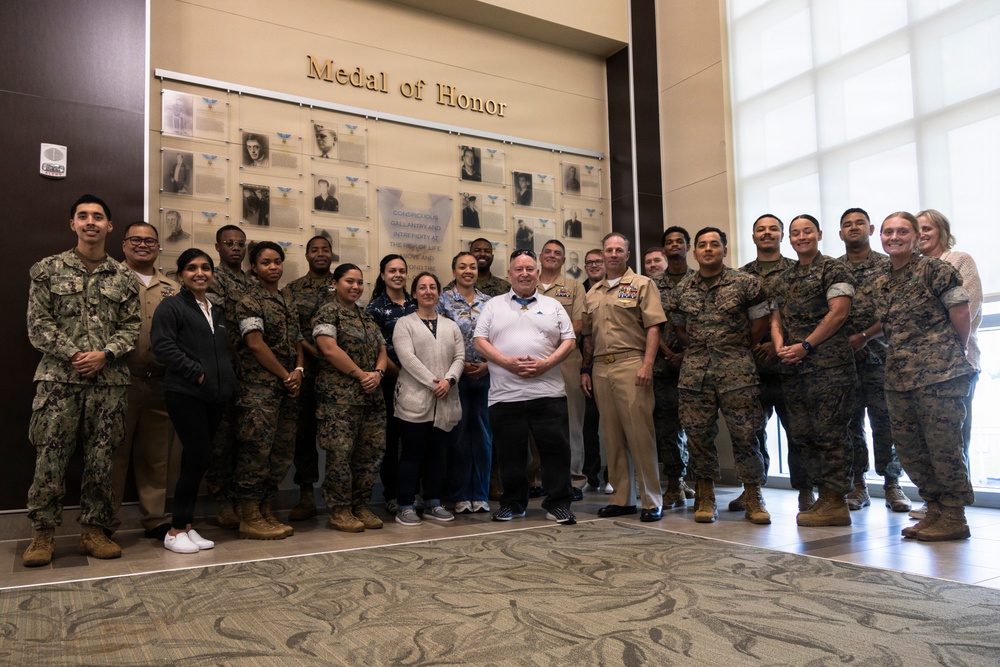 Medal of Honor Recipient Donald E. Ballard Visits Branch Health Clinic Kaneohe Bay, MCBH