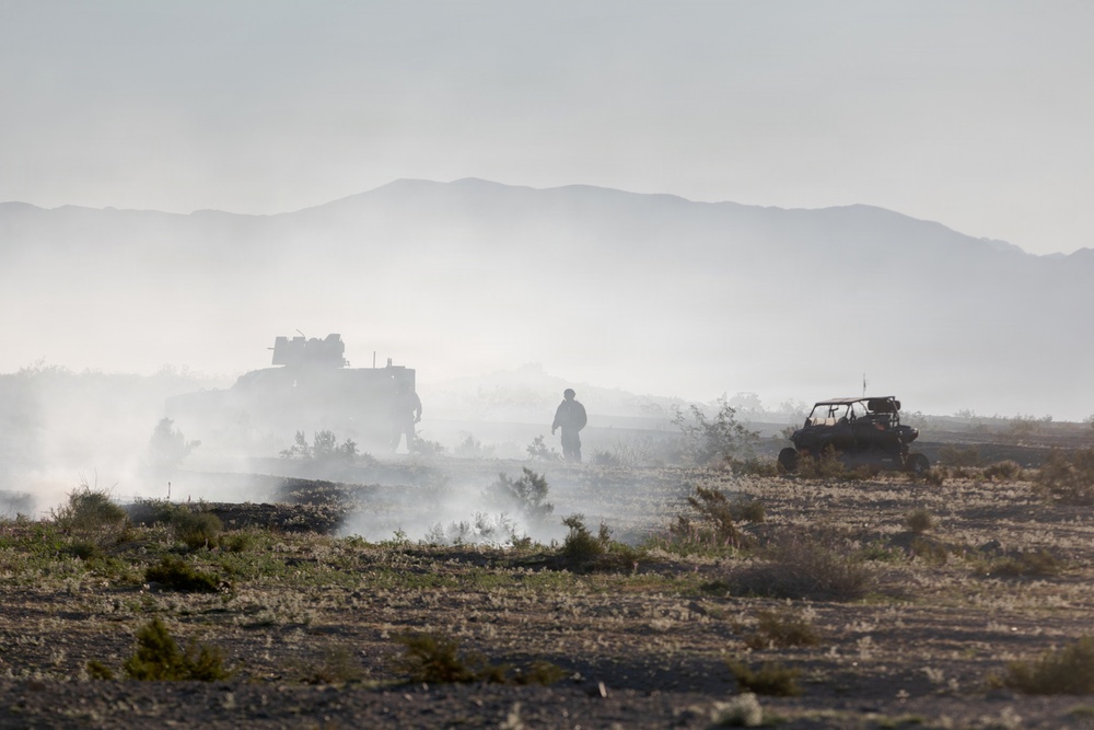 U.S. Marines with 3rd Bn., 7th Marines execute live-fire event during SLTE