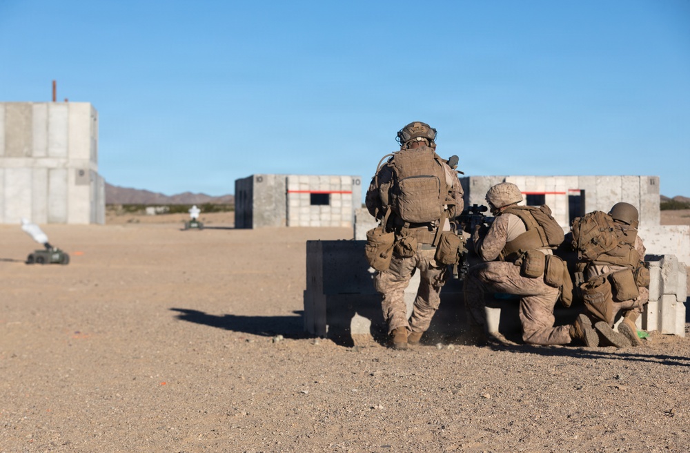 U.S. Marines with 3rd Bn., 7th Marines execute live-fire event during SLTE