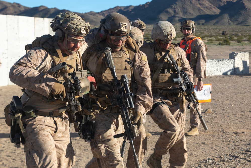 U.S. Marines with 3rd Bn., 7th Marines execute live-fire event during SLTE