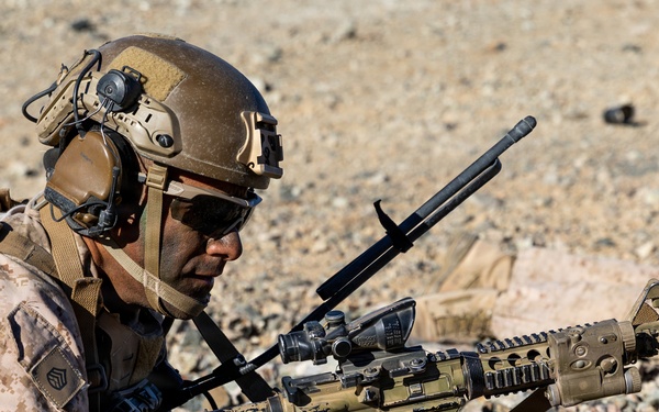U.S. Marines with 3rd Bn., 7th Marines execute live-fire event during SLTE