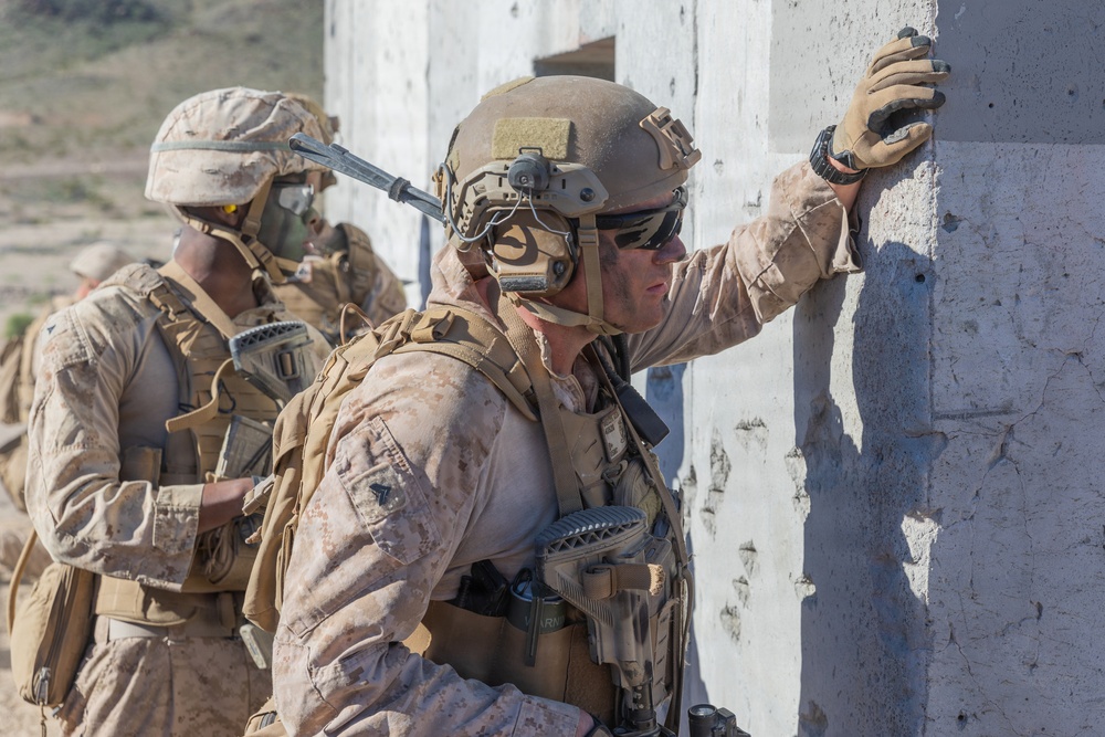 U.S. Marines with 3rd Bn., 7th Marines execute live-fire event during SLTE