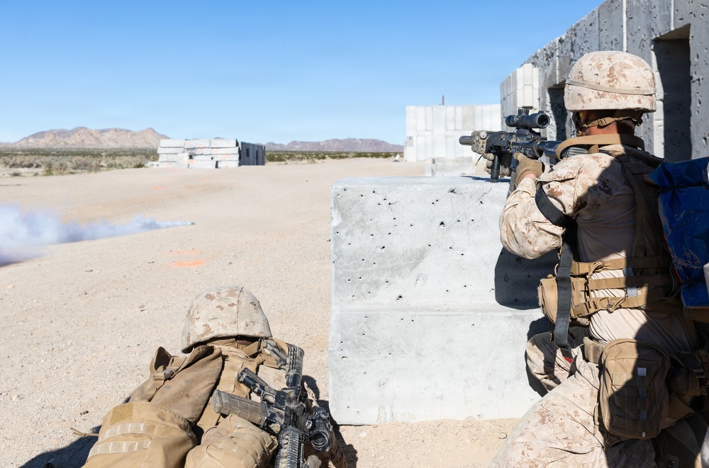 U.S. Marines with 3rd Bn., 7th Marines execute live-fire event during SLTE