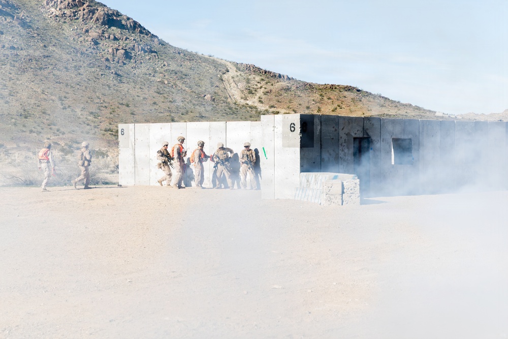 U.S. Marines with 3rd Bn., 7th Marines execute live-fire event during SLTE