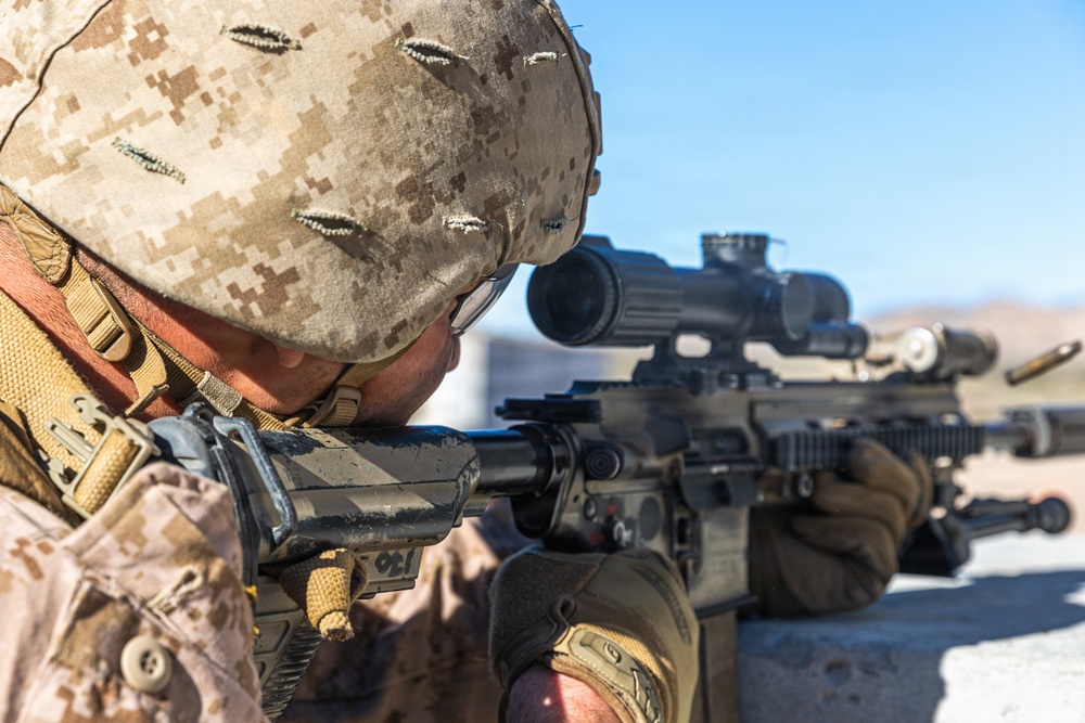 U.S. Marines with 3rd Bn., 7th Marines execute live-fire event during SLTE