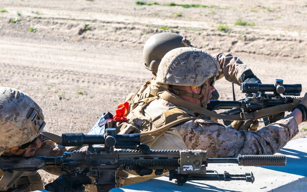 U.S. Marines with 3rd Bn., 7th Marines execute live-fire event during SLTE