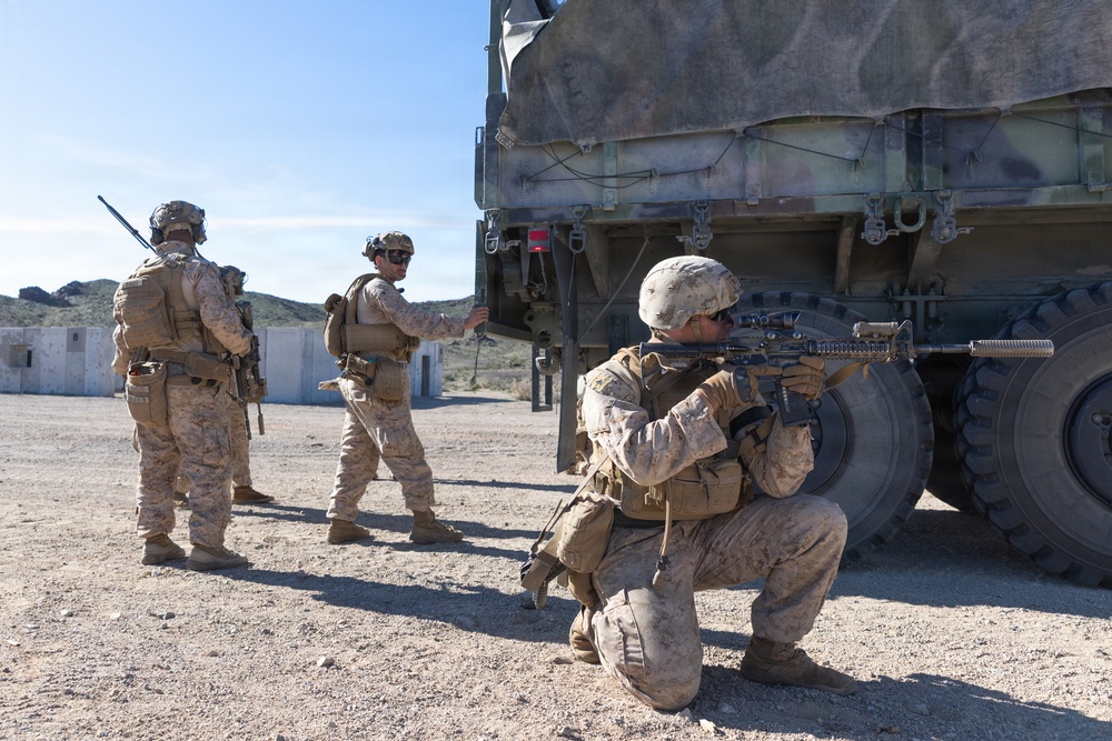 U.S. Marines with 3rd Bn., 7th Marines execute live-fire event during SLTE