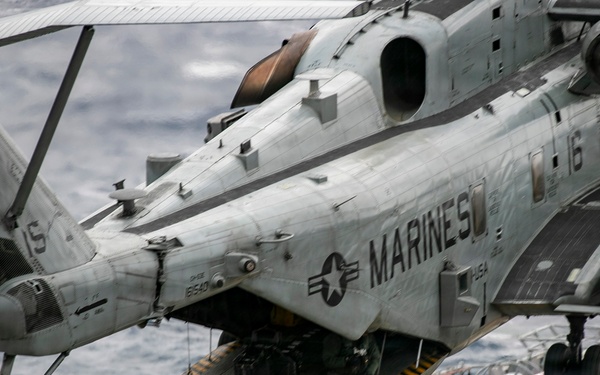 USS Tripoli Conducts Flight Ops with VMM 265