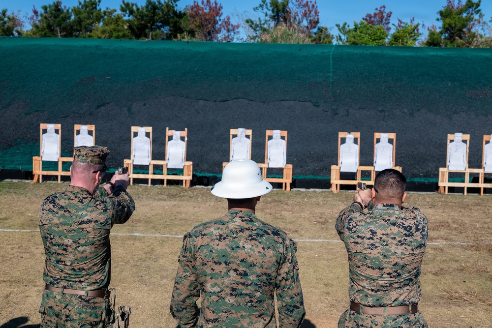 MAG-36 hosts combat pistol program sustainment range