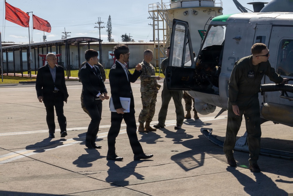 MAG-36 gives tour of aircraft to Japan Ministry of Defense officials