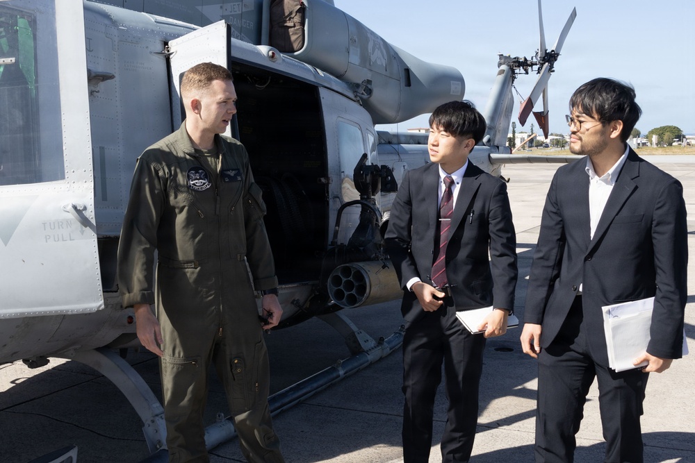 MAG-36 gives tour of aircraft to Japan Ministry of Defense officials