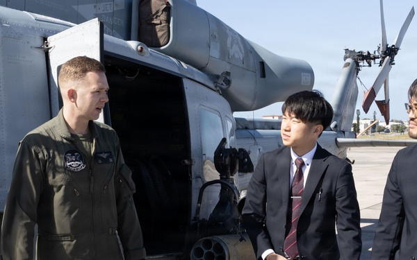 MAG-36 gives tour of aircraft to Japan Ministry of Defense officials