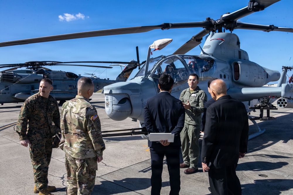 MAG-36 gives tour of aircraft to Japan Ministry of Defense officials