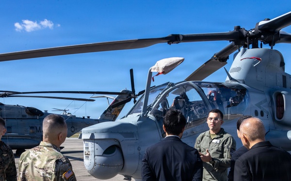 MAG-36 gives tour of aircraft to Japan Ministry of Defense officials