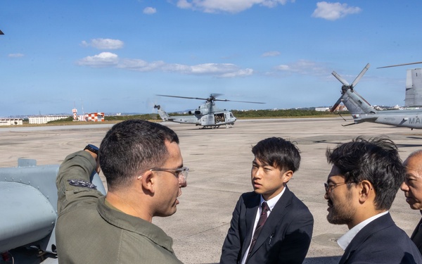 MAG-36 gives tour of aircraft to Japan Ministry of Defense officials
