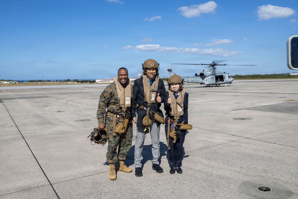 MAG-36 gives tour of aircraft to Japan Ministry of Defense officials