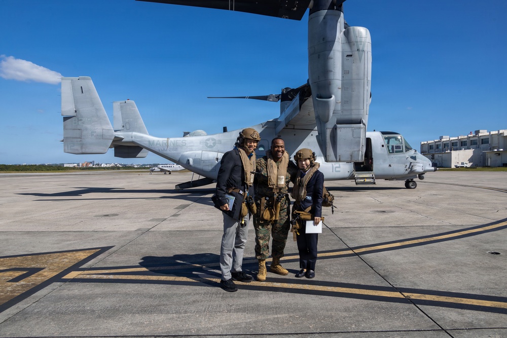 MAG-36 gives tour of aircraft to Japan Ministry of Defense officials