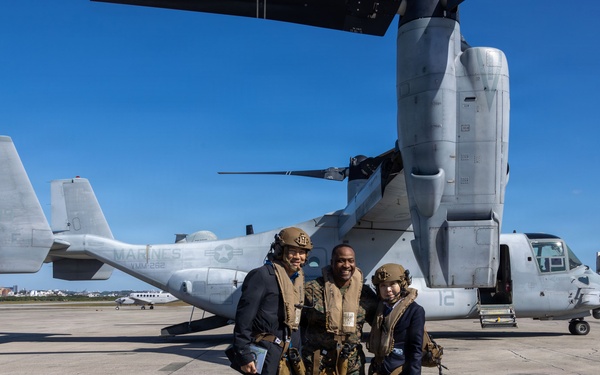 MAG-36 gives tour of aircraft to Japan Ministry of Defense officials