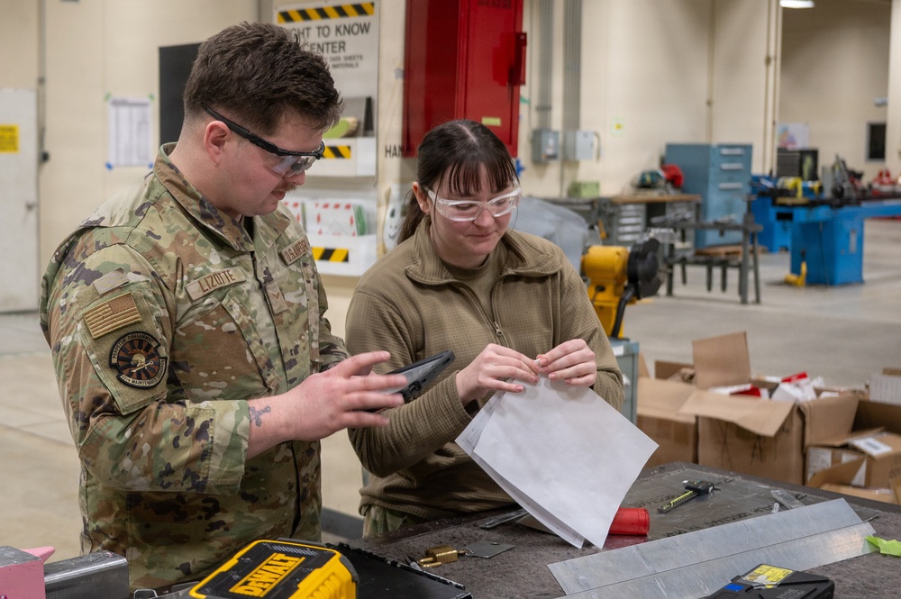 Behind the Blueprint: 35th MXG Structural Maintainers at Work